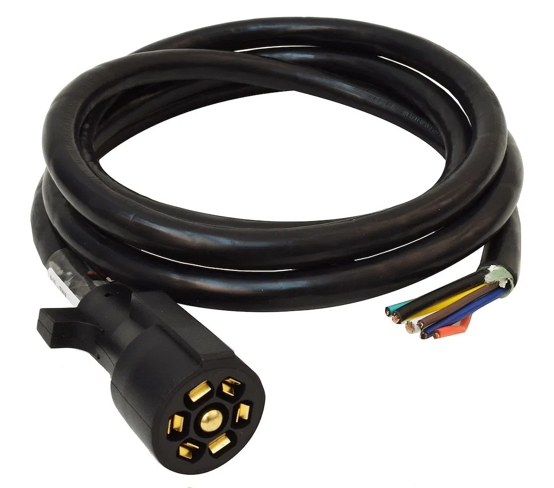 A10-7W8 – VALTERRA LLC Trailer Wiring Connector, Trailer Side 7-Way 8 Foot Lead Wire Length